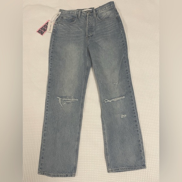 Denim Forum The Joni High Rise Loose Jeans - Picture 1 of 4